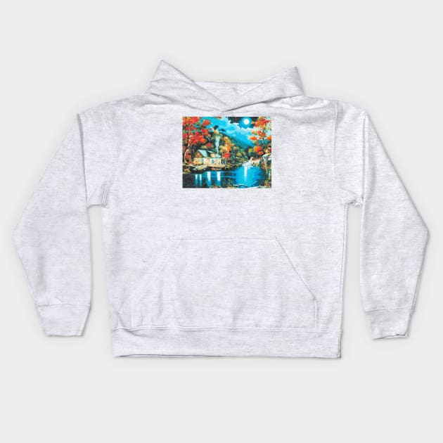 Cabin in the Woods Kids Hoodie by cajunhusker